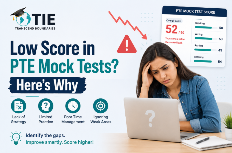 Low Score in PTE Mock Tests