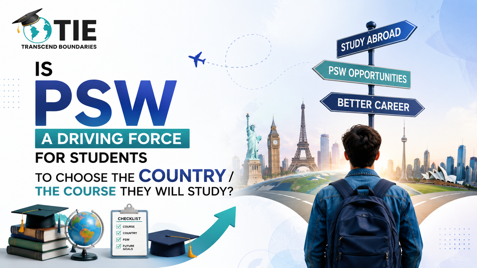 Is PSW a driving force for students to choose the country the course they will study?