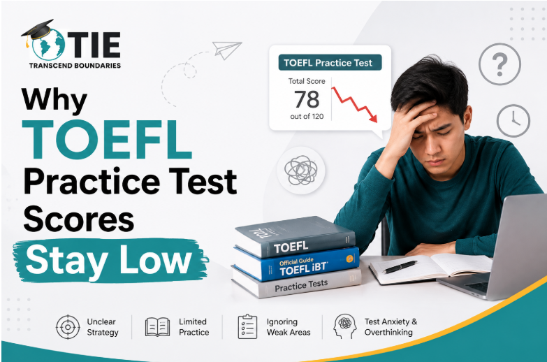 Why TOEFL Practice Test Scores Stay Low