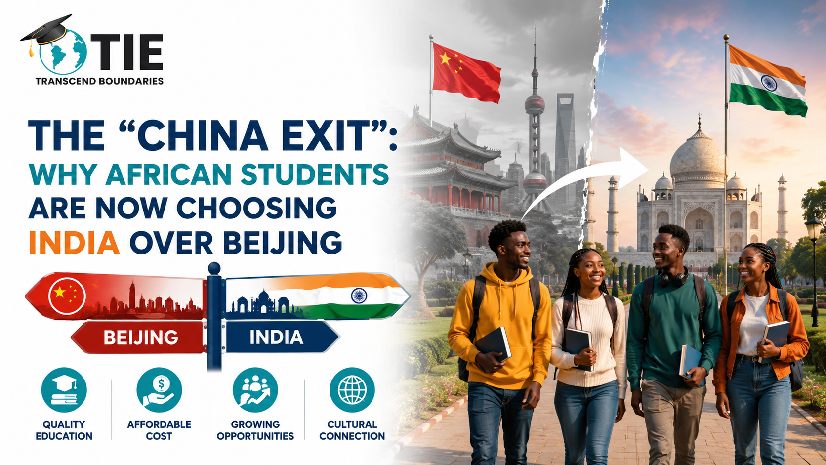 The "China Exit": Why African Students Are Now Choosing India Over Beijing?